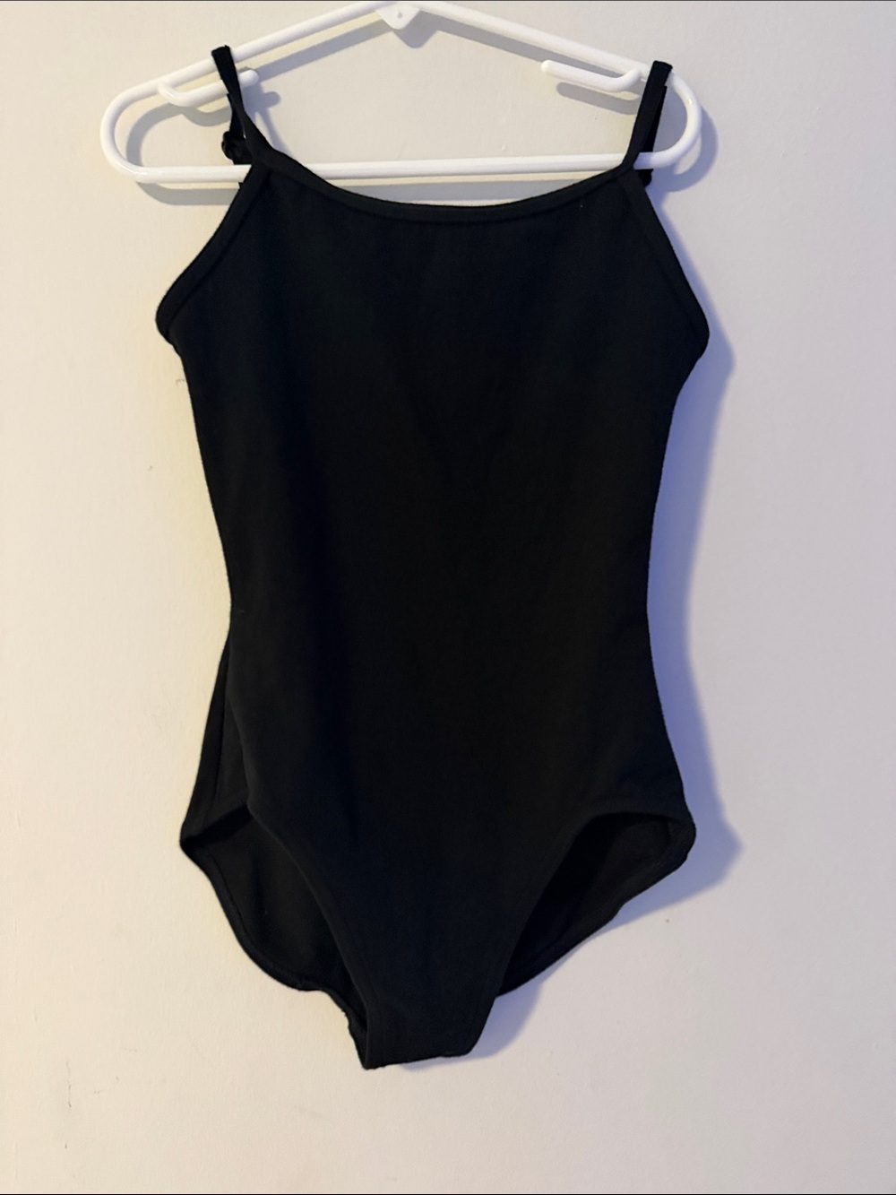 Kids Black One-Piece Bodysuit with Adjustable Straps